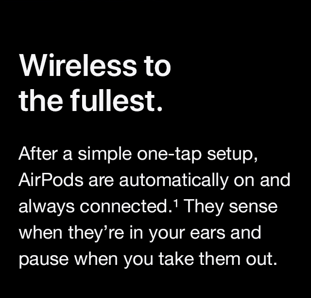 Learn more about AirPods