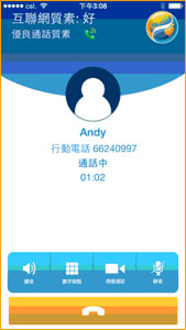 開始話音通話