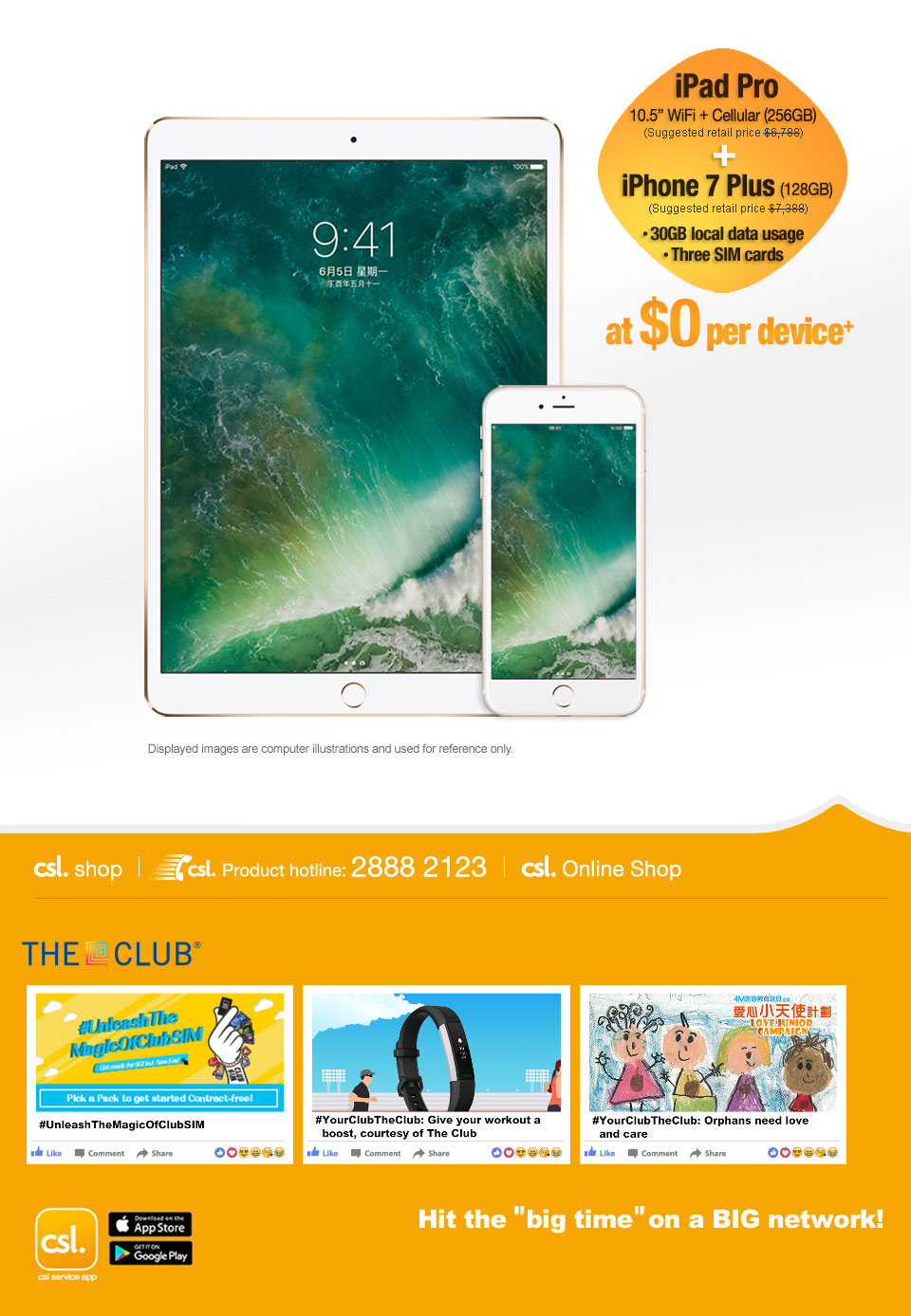 iPad Pro (10.5-Inch 256GB) + iPhone 7 Plus (128GB) twins offer