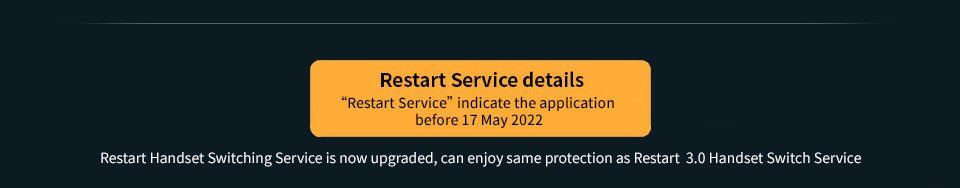 Restart Service details (only for application before 16 May 2022)