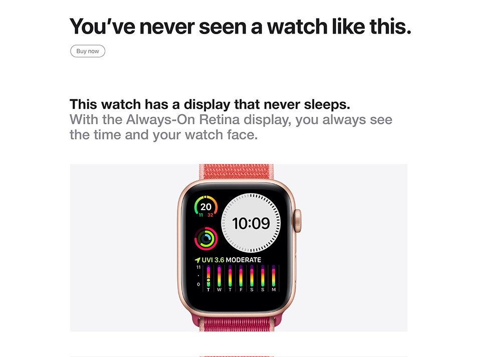 Learn More About  Apple Watch Series 5