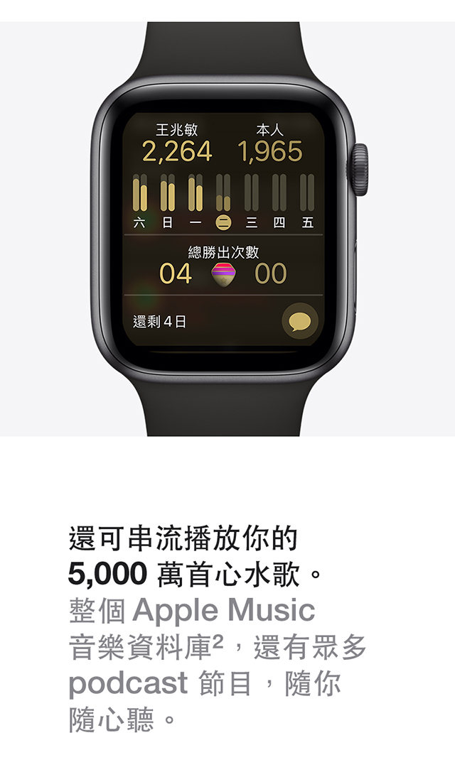 進一步了解 Apple Watch Series 5