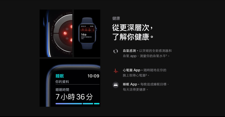 進一步了解 Apple Watch Series 6