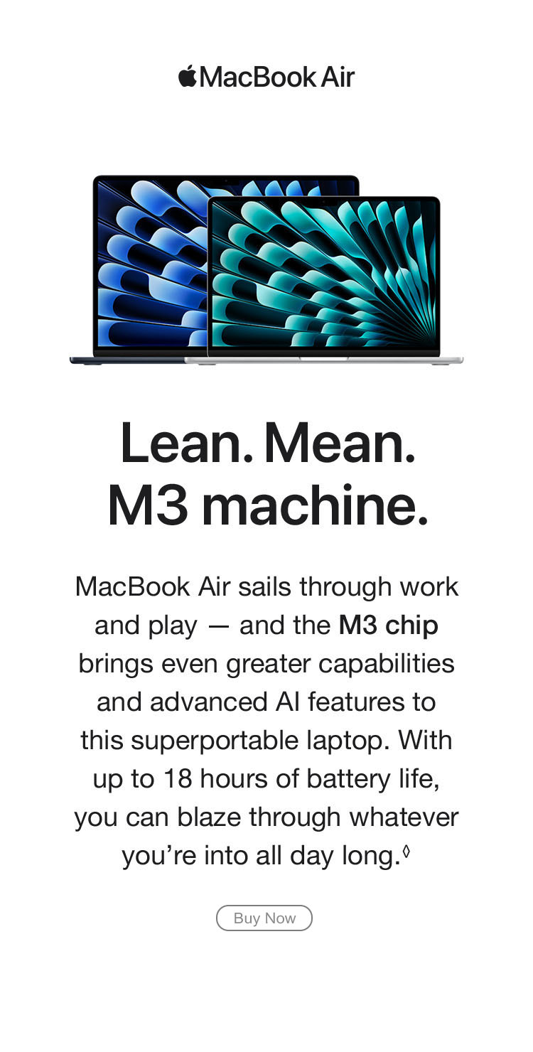 MacBook Air 13-inch & 15-inch