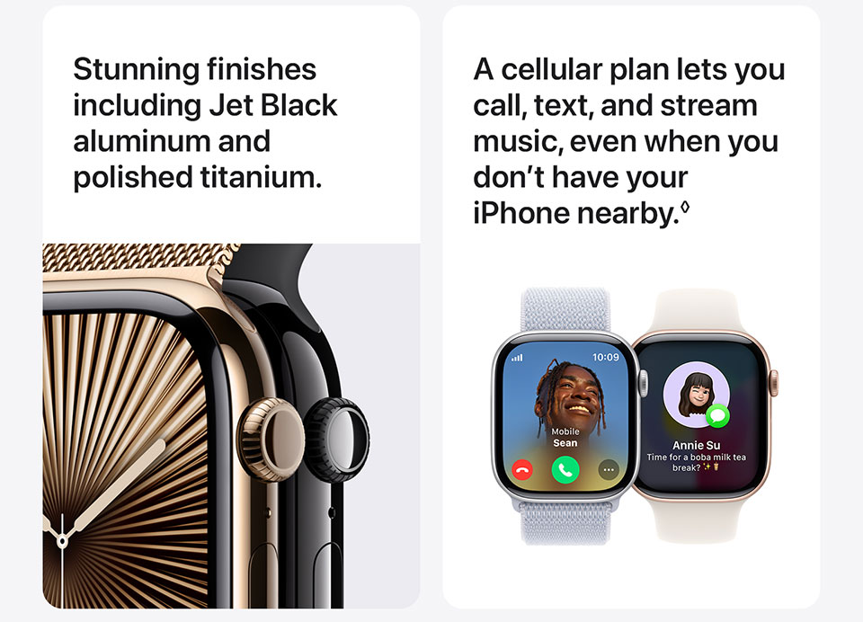 Learn more about Apple Watch Series 10