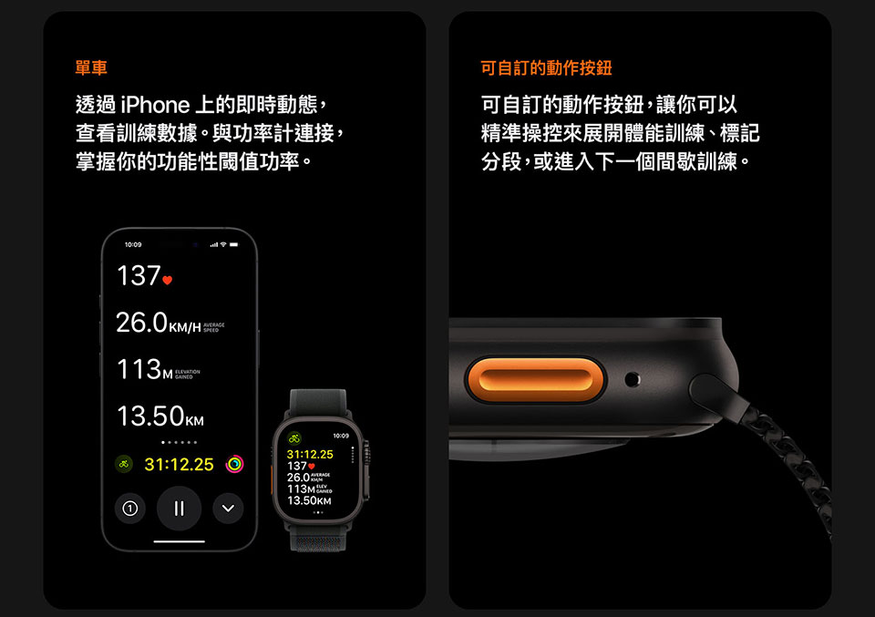   進一步了解 Apple Watch Ultra 2