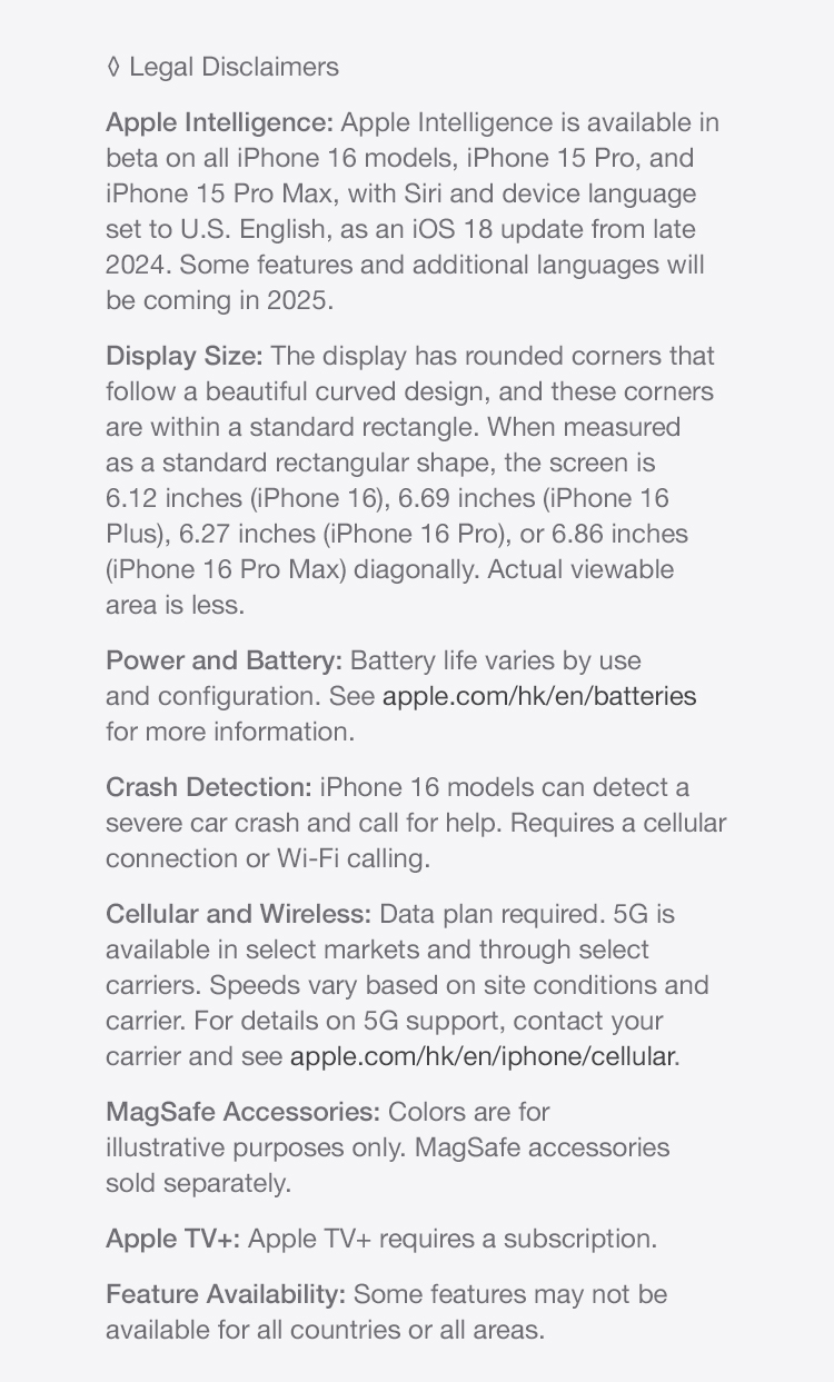  Learn more iPhone 16