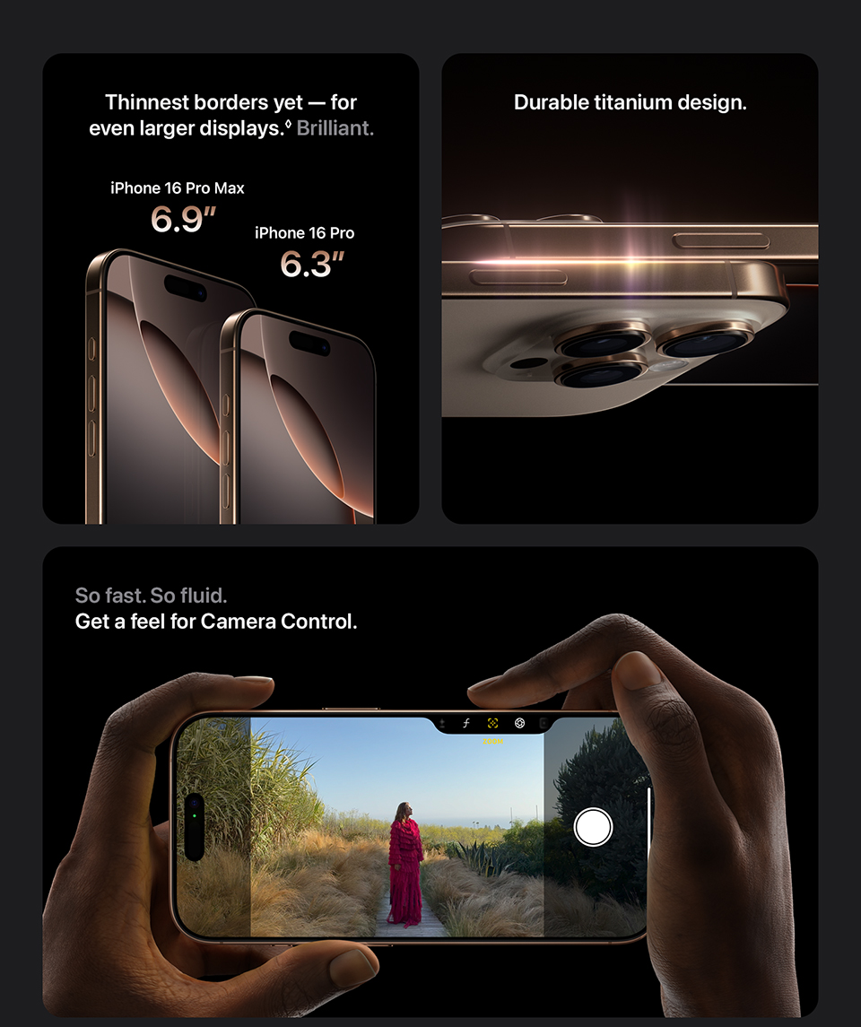  Learn more iPhone 16 Pro