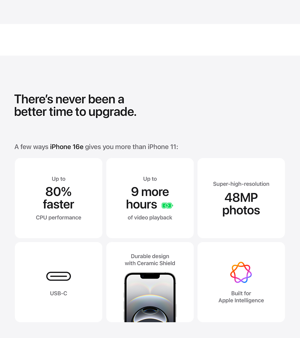Learn More About iPhone 16e