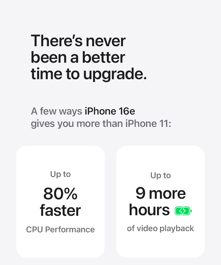 Learn More About iPhone 16e
