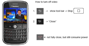 How to turn off video