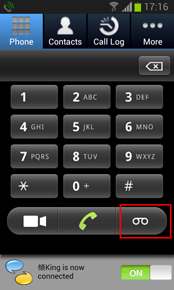 Slide the button to disconnect RoamSave and the button will change to white, showing that all incoming/outgoing calls are connected via normal voice-call roaming. Tips: The RoamSave icon will disappear on your status bar.When you leave the Wi-Fi hotspot, the system will disconnect RoamSave automatically within one minute.