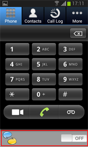 Slide the button to disconnect RoamSave and the button will change to white, showing that all incoming/outgoing calls are connected via normal voice-call roaming. Tips: The RoamSave icon will disappear on your status bar.When you leave the Wi-Fi hotspot, the system will disconnect RoamSave automatically within one minute.