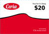 Ceria $20 Voucher artwork