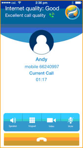 Voice call starts while the video call accepted by called party.