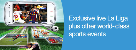 Exclusive live La Liga in HD plus other world-class sports events