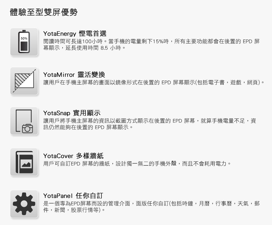 體驗至型隻屏優勢