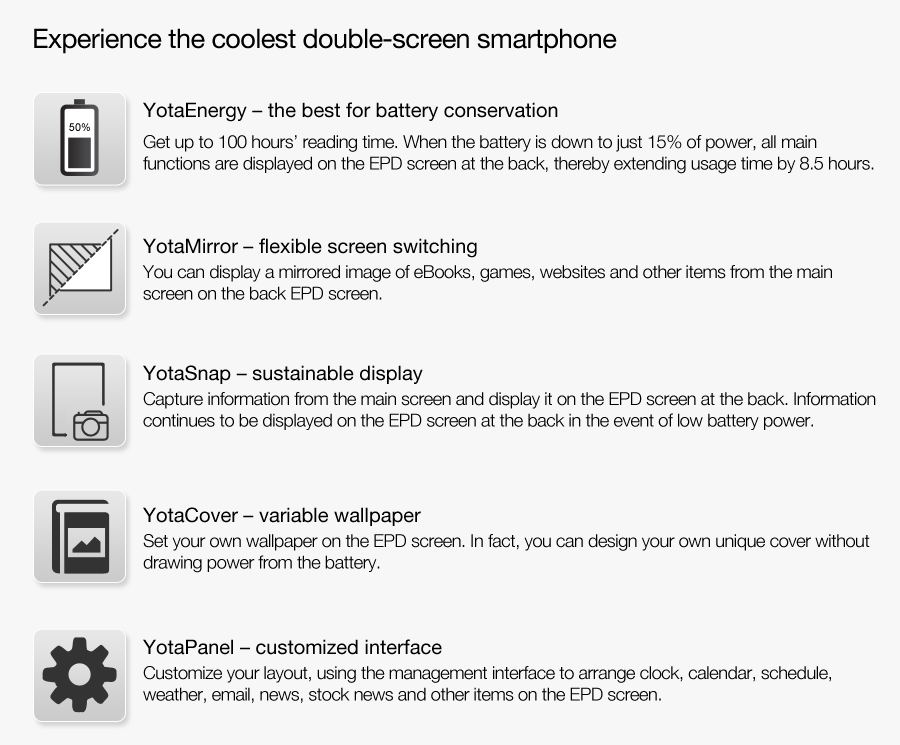 Experience the coolest double-screen smartphone