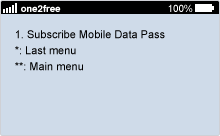 Select 3 Mobile Data Service