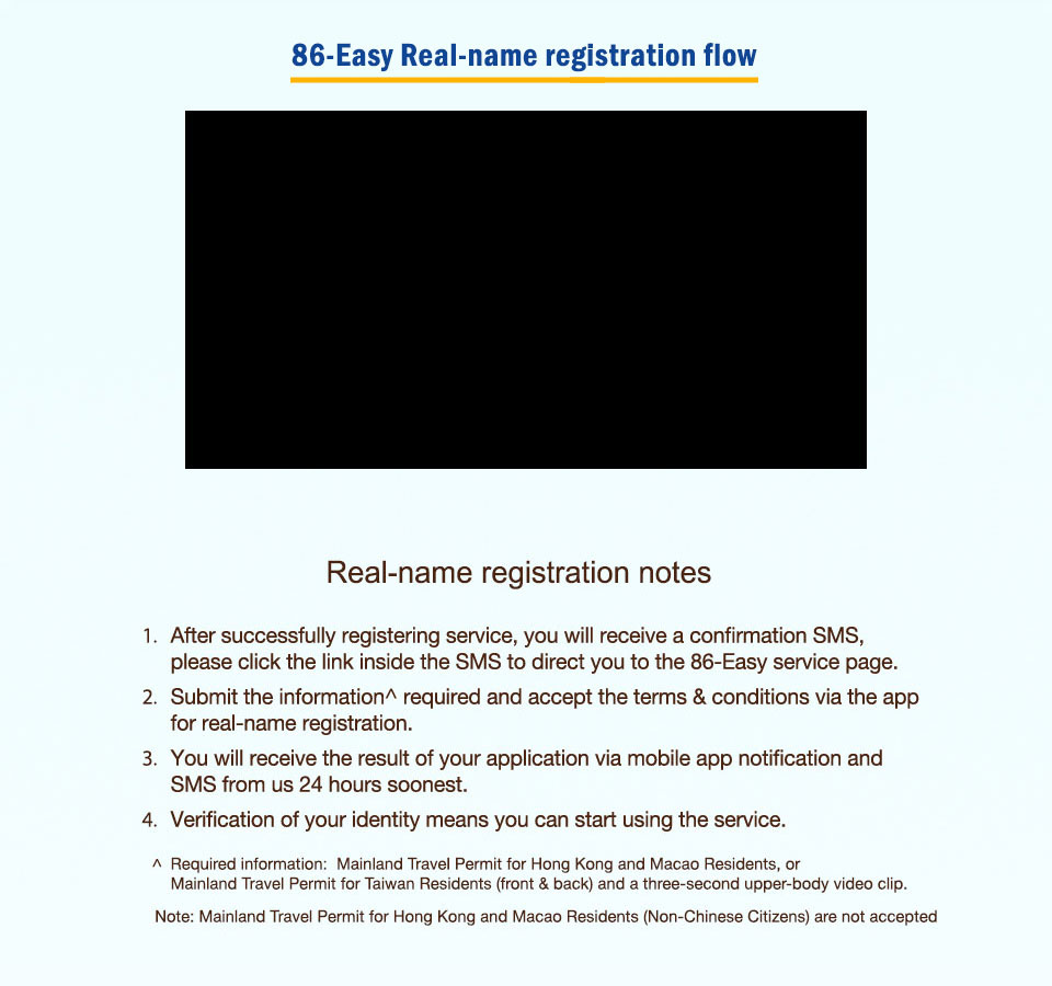 86-Easy Real-name registration flow | Real-name registration notes
