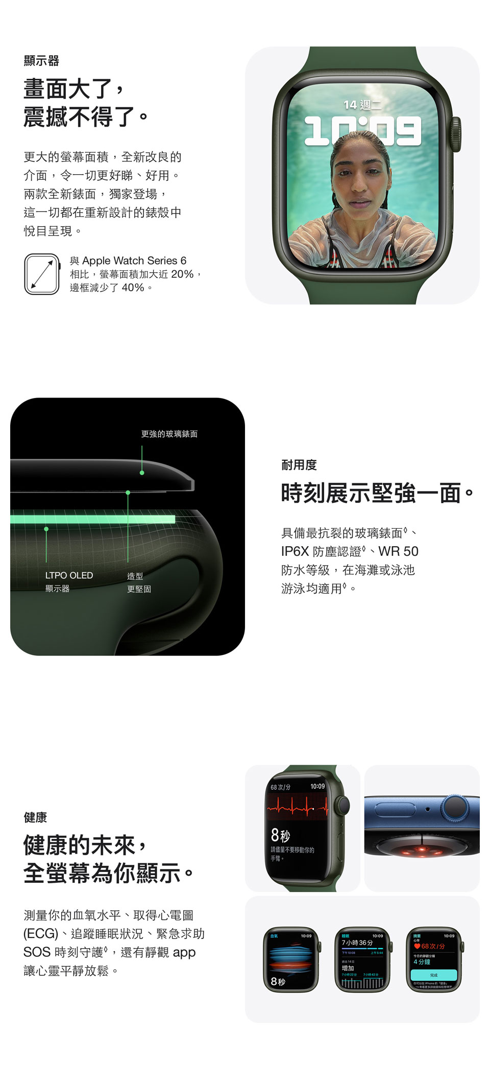 進一步了解 Apple Watch Series 7