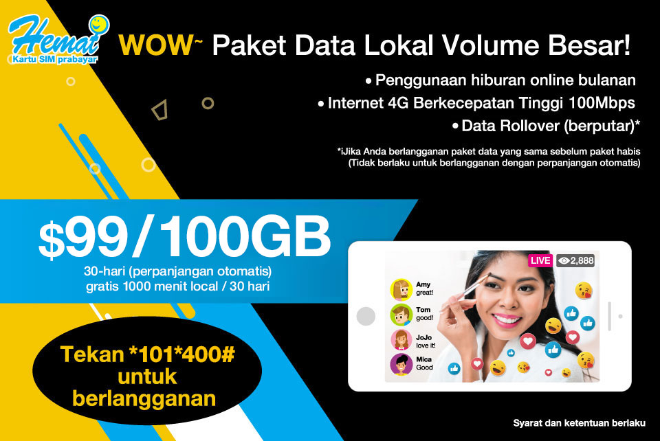 Hemat Prepaid SIM