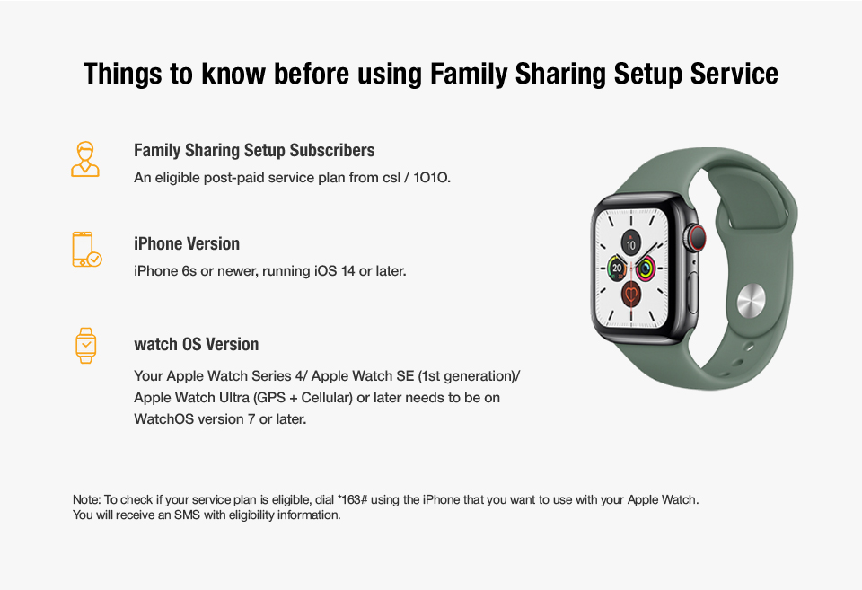 Things to know before using Family Sharing Setup Service