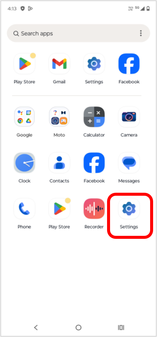 Select「Settings」