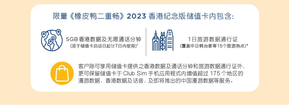 《橡皮鸭二重畅》2023 香港纪念版储值卡