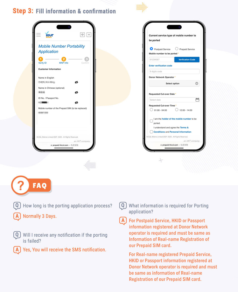 Your Mobile Prepaid SIM card DIY Port-in 