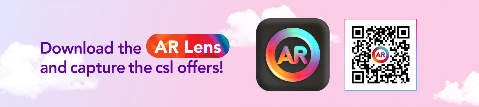 Download the AR Lens and capture the csl offers