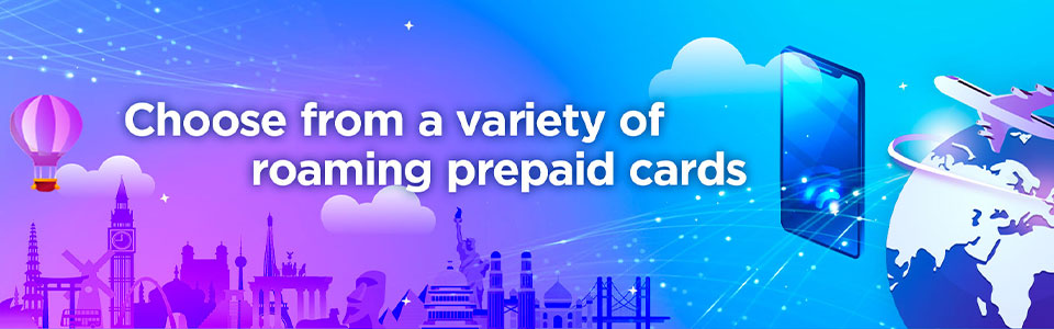 csl Roaming Prepaid SIM - Choose from a variety of roaming prepaids cards