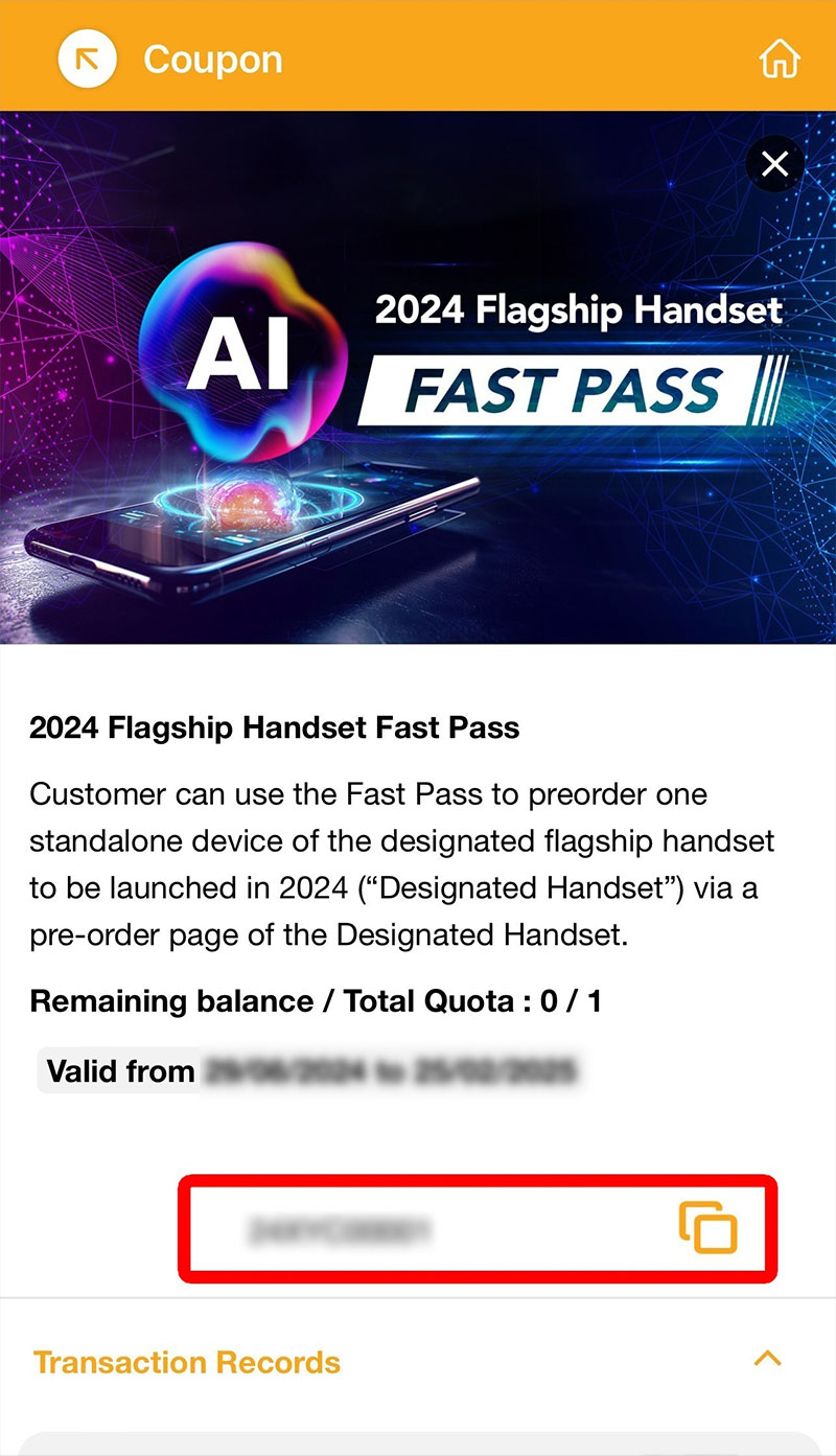Step 4 - Click to copy