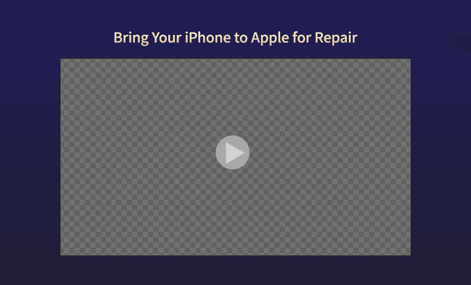 Bring Your iPhone to Apple for Repair