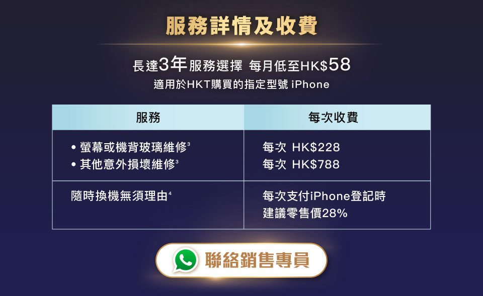 HKT PROtection AppleCare Services 服務詳情及收費