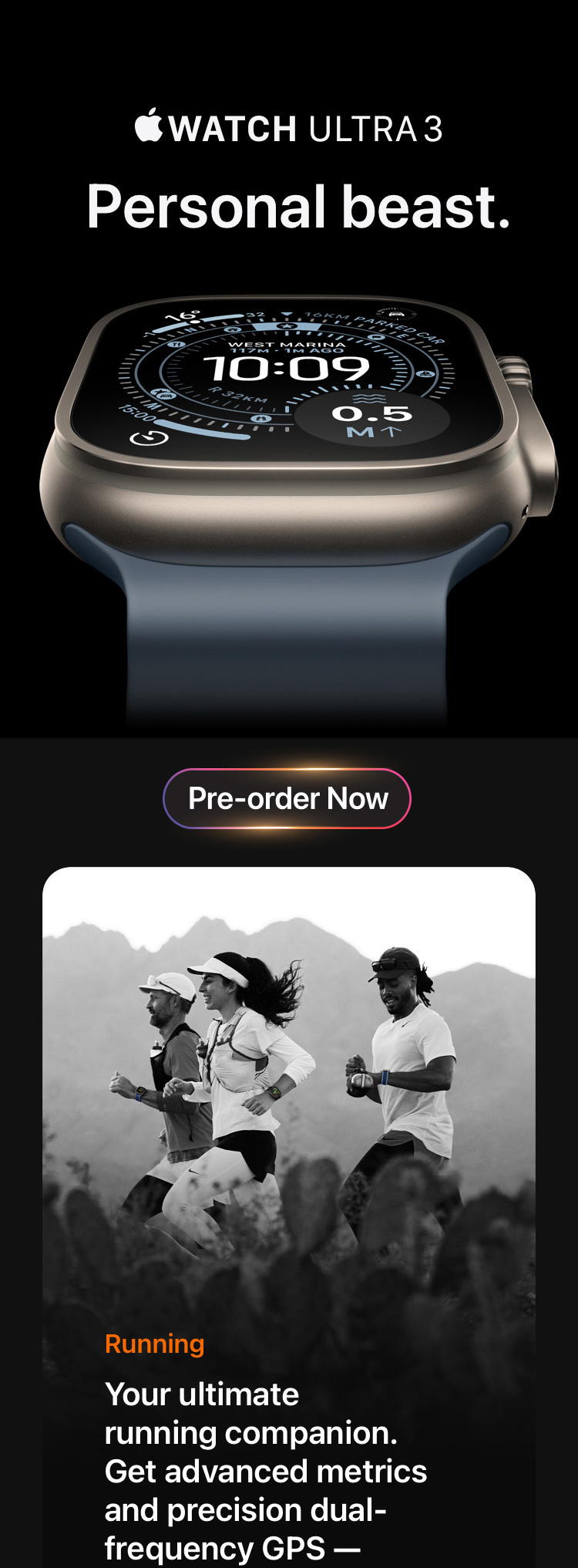 Learn More About Apple Watch Ultra 3