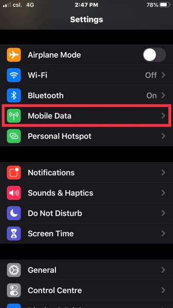 Select Mobile Data