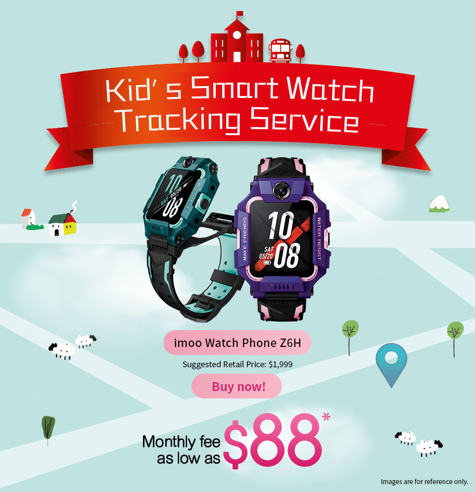 Kids’ Smart Watch Tracking Service Plan