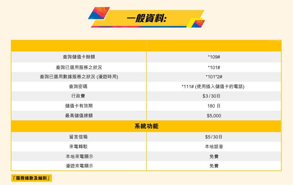 csl 全新系列儲值卡