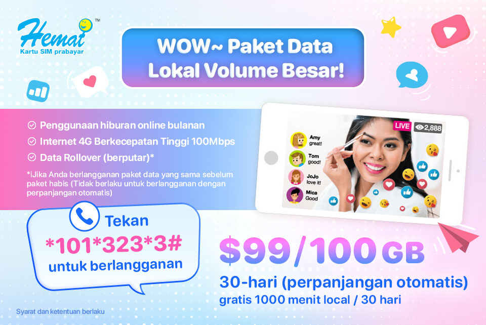 Hemat Prepaid SIM